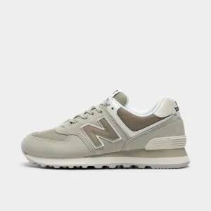 New Balance Women's 574 Olivine / Dark Stoneware - Turtledove