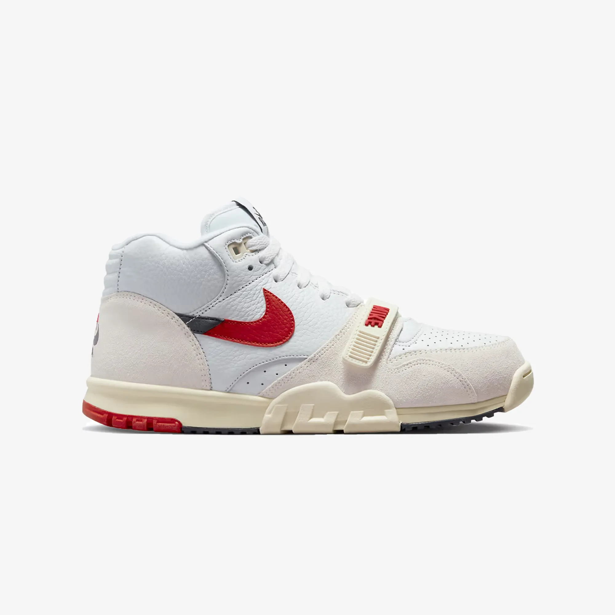 Nike | AIR TRAINER 1  { WHITE/RED