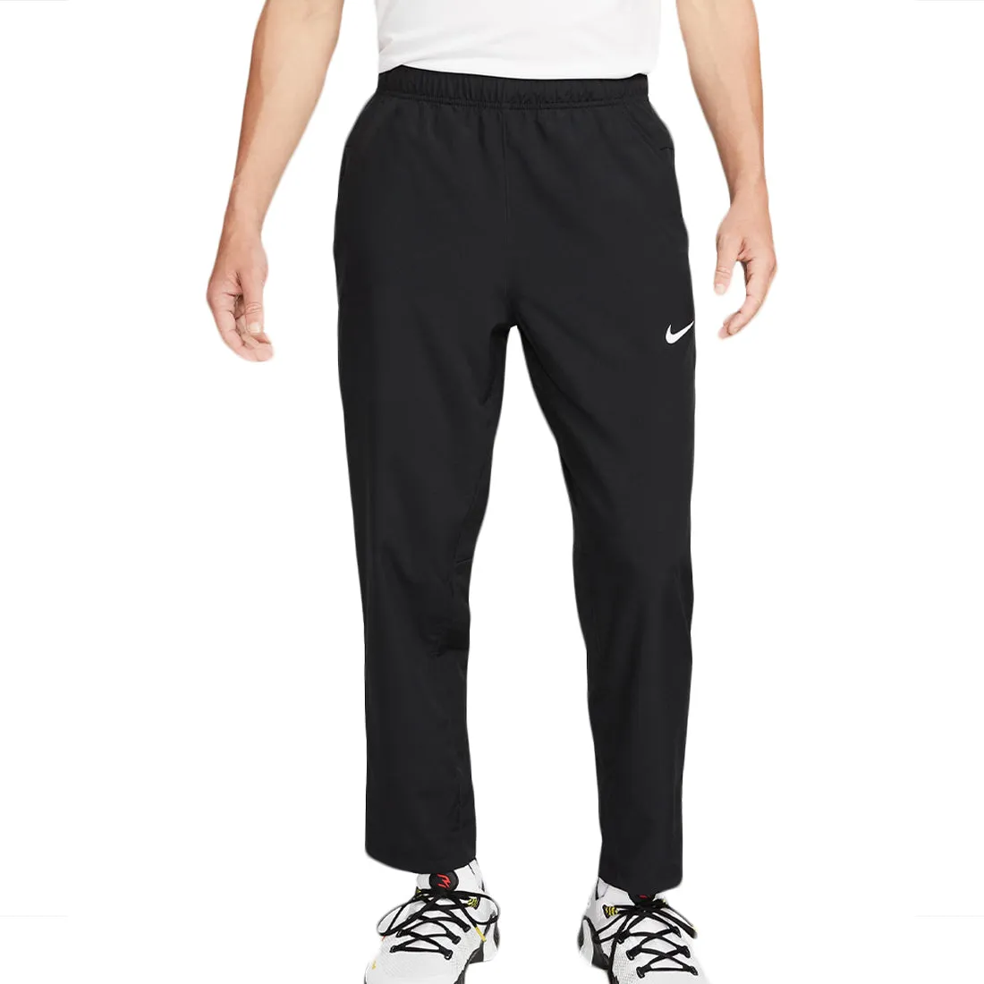 NIKE DRI-FIT FORM MEN'S FITNESS PANTS BLACK