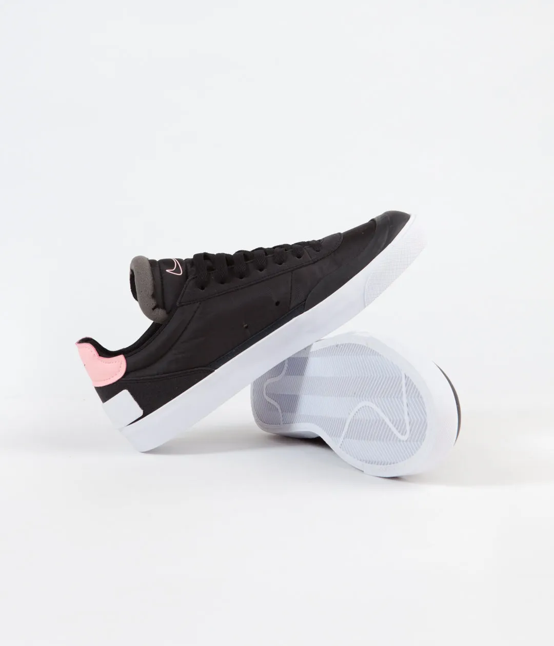 Nike Drop Type LX Shoes - Black / Pink Tint - White - Zinnia