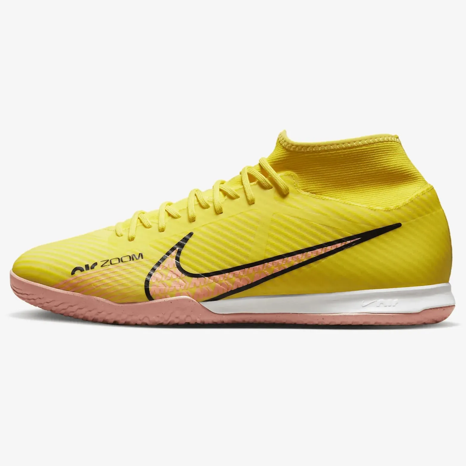 Nike Zoom Superfly 9 Academy Indoor Yellow-Sunset Glow