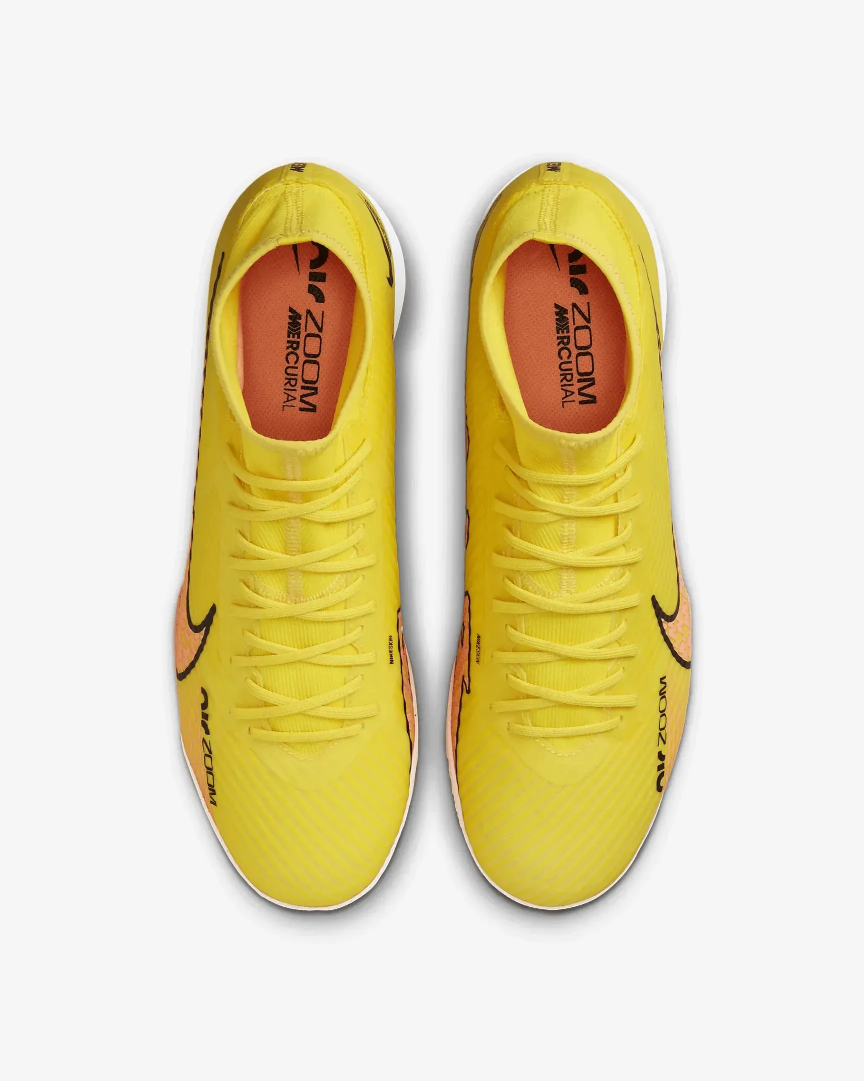 Nike Zoom Superfly 9 Academy Indoor Yellow-Sunset Glow