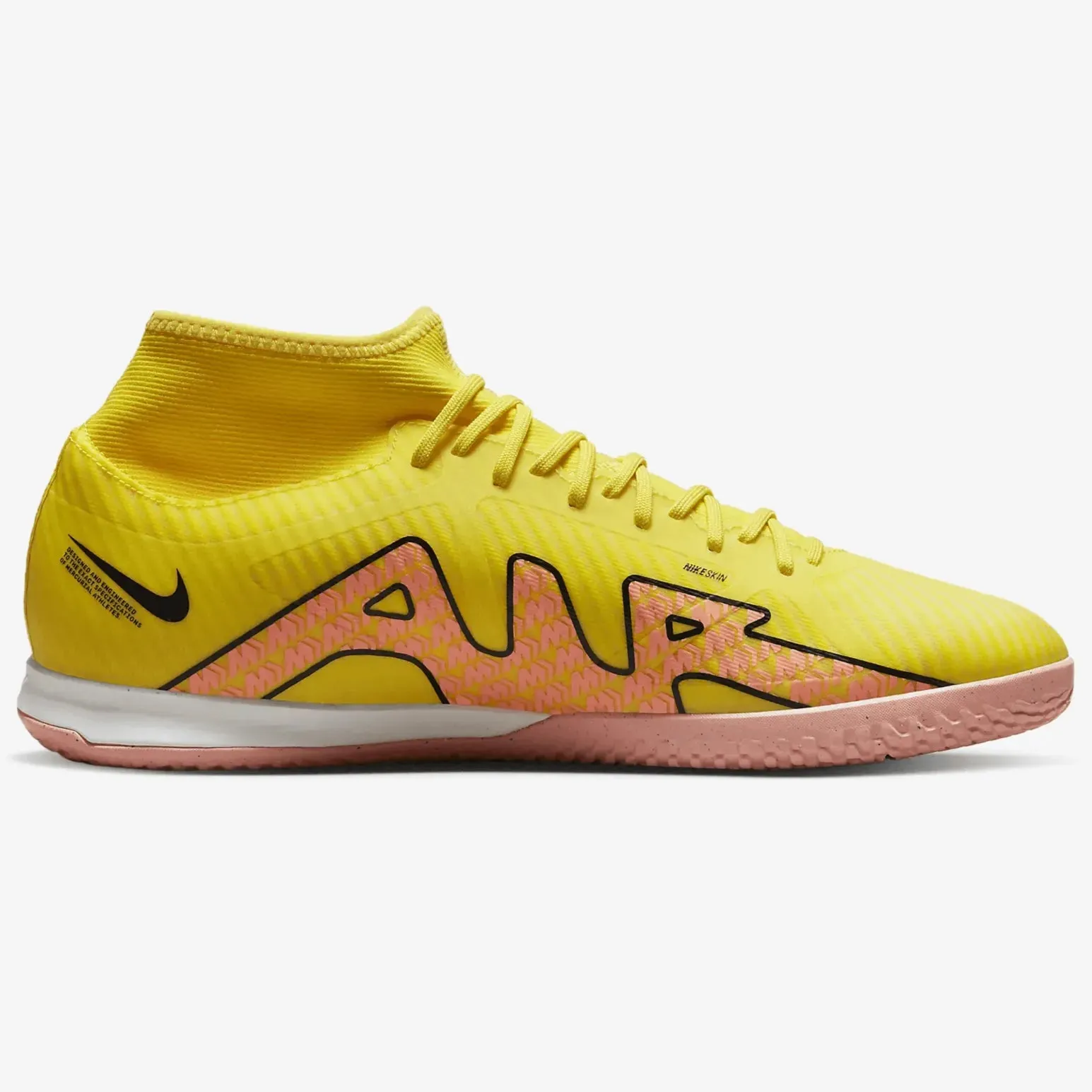 Nike Zoom Superfly 9 Academy Indoor Yellow-Sunset Glow