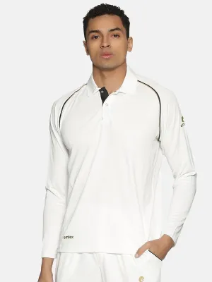 Omtex JW Cricket White Full Sleeve T-Shirt | Cricket | KIBI Sports