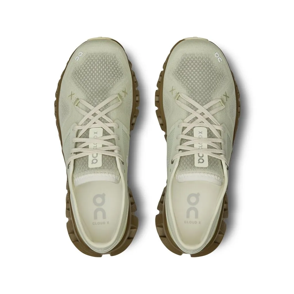 On Running Cloud X 3 (Womens) - Aloe/Hunter