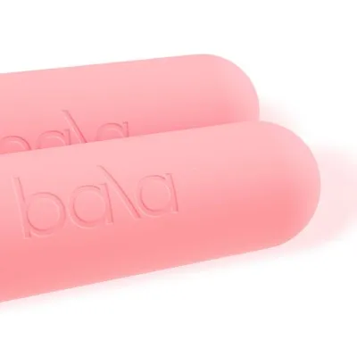 Open Box - Bala Bars 2pc Fitness Gym Training Hand Weight Set - Blush 3lbs