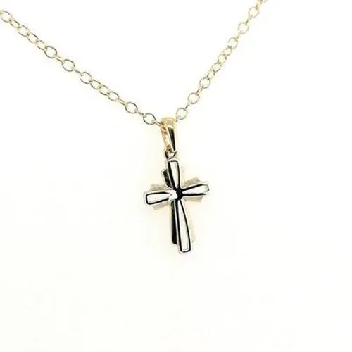 Open Two Tone Cross