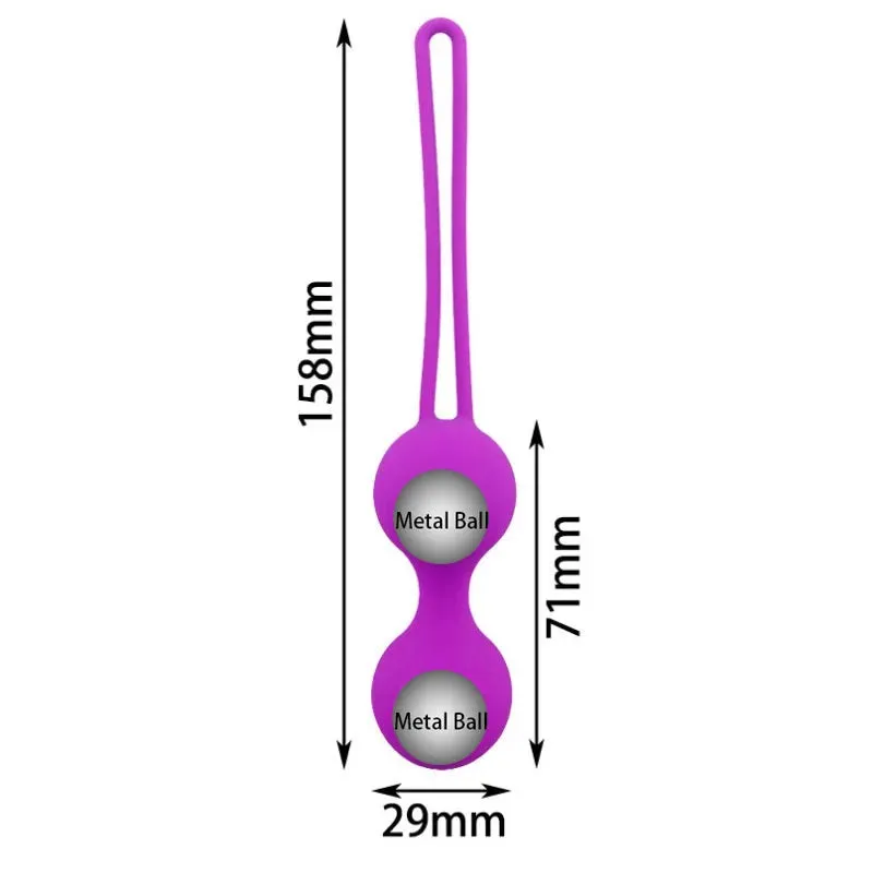 Pelvic Power Kegel Ball: Soft Silicone Kegel Eggs for Enhanced Pelvic Floor Strength