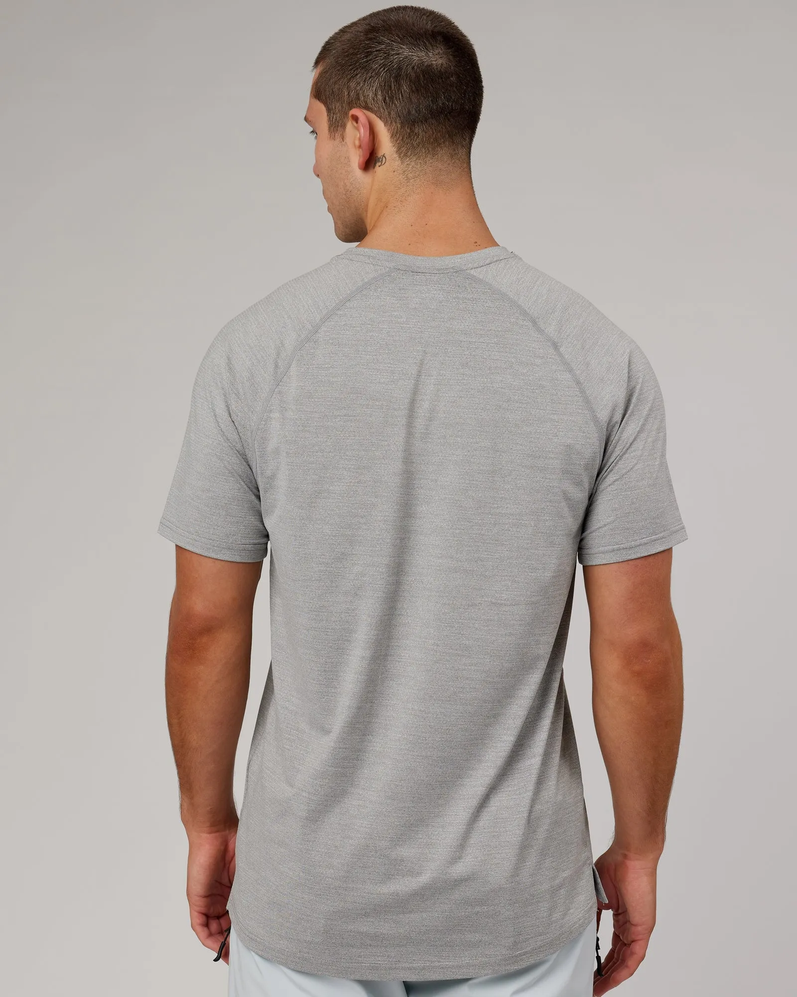 Perform VapourFLX Tee - Lt Grey Marl