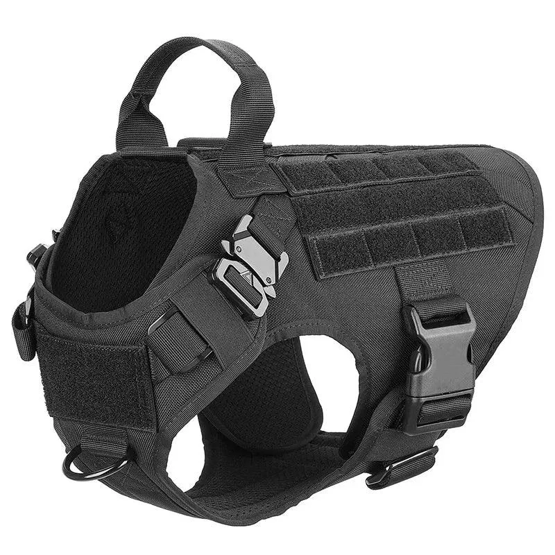 PETRAVEL Military Tactical Dog Harness Set