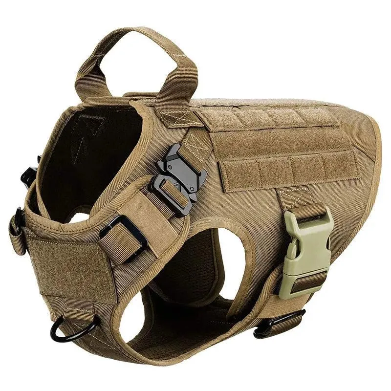 PETRAVEL Military Tactical Dog Harness Set