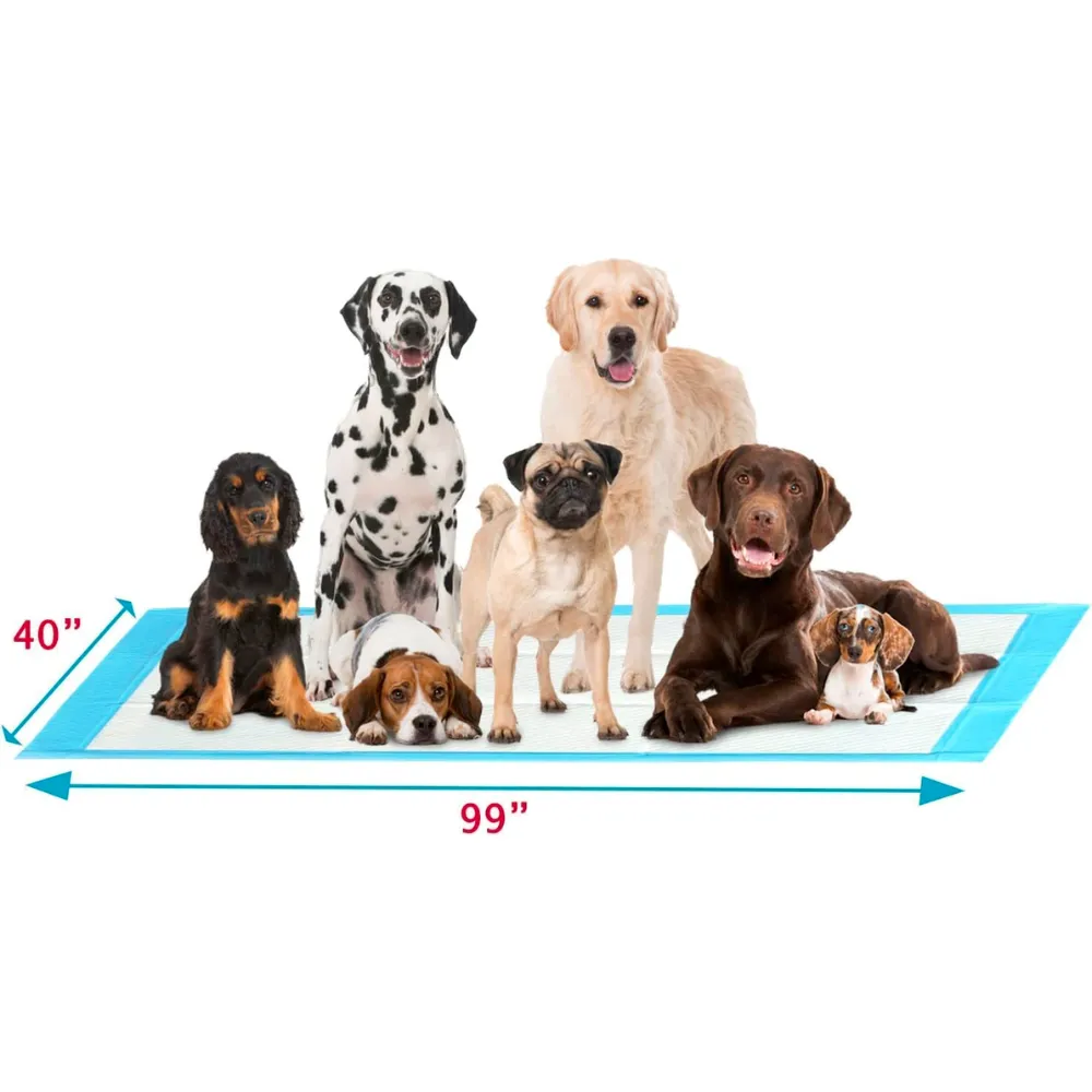 PetsWorld 4XL (40x99 inch) Dog Training & Potty Pads Pads