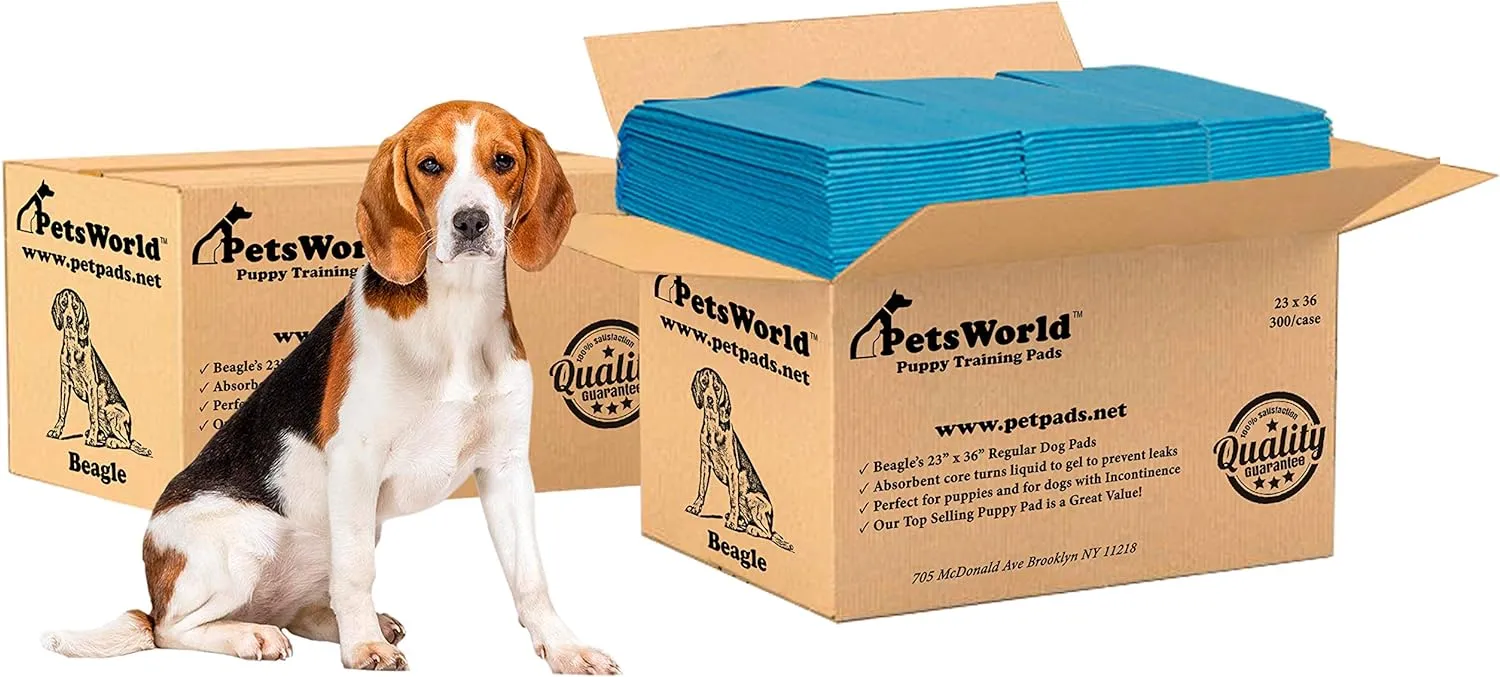 PetsWorld Economy Value (23x36 inch) Puppy Training & Potty Pads