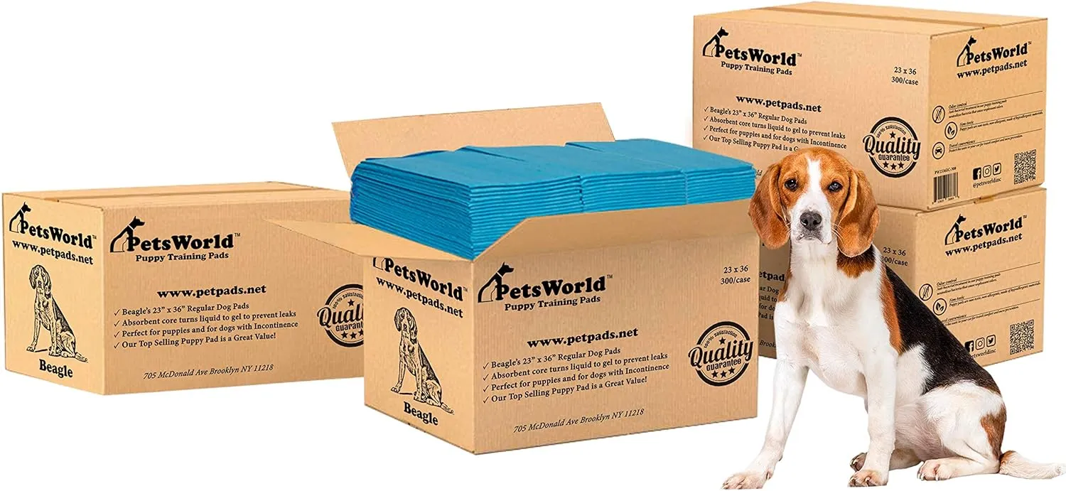 PetsWorld Economy Value (23x36 inch) Puppy Training & Potty Pads