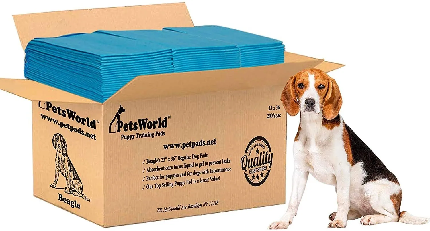 PetsWorld Economy Value (23x36 inch) Puppy Training & Potty Pads