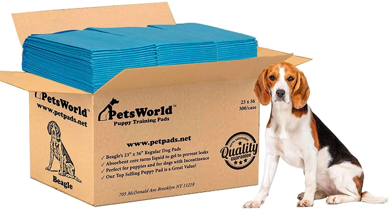 PetsWorld Economy Value (23x36 inch) Puppy Training & Potty Pads