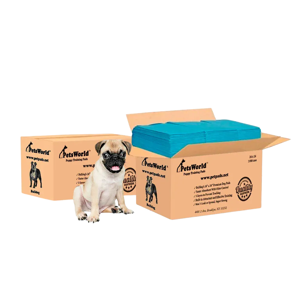 PetsWorld Economy Value Puppy Training & Potty Pads (24x24 inch)