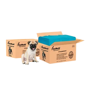 PetsWorld Economy Value Puppy Training & Potty Pads (24x24 inch)