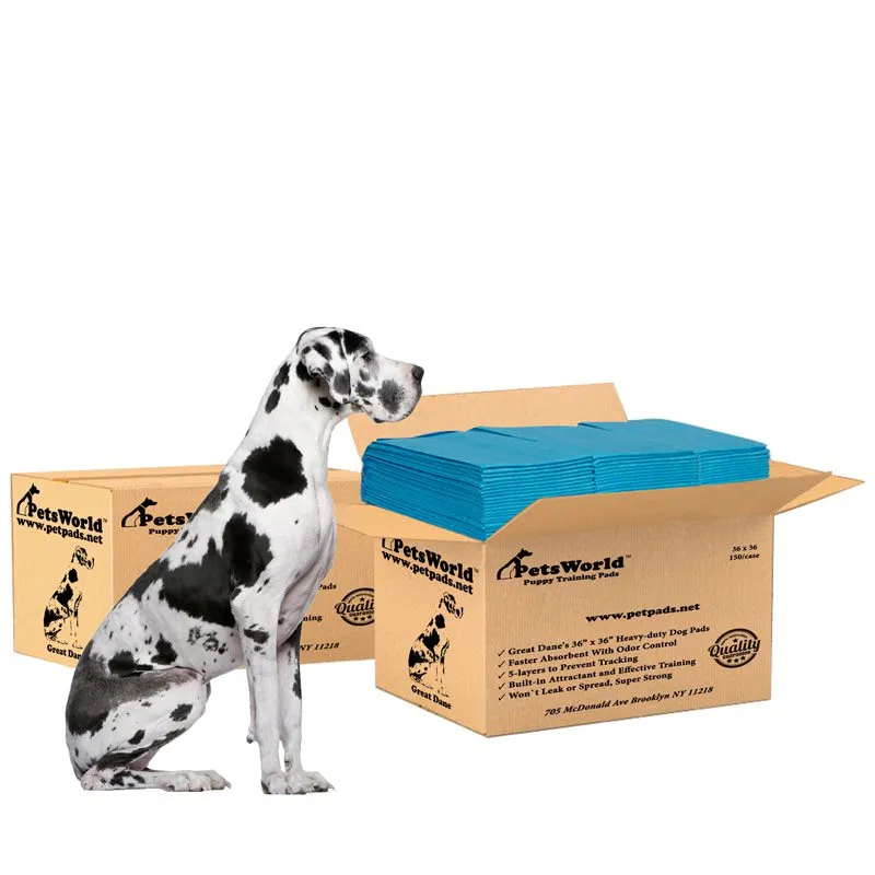 PetsWorld Gigantic (36x36 inch) Dog Training & Potty Pads