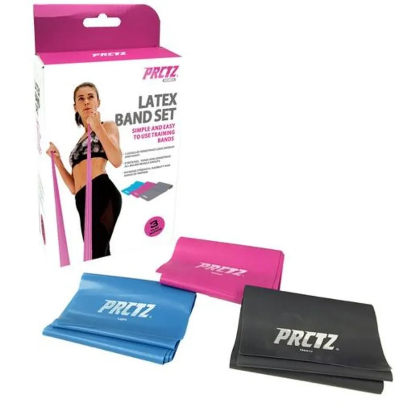 PRCTZ Latex Resistance Band Set