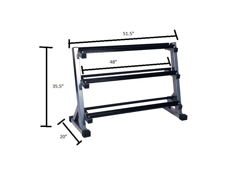 Progression X-Plode PFX430 3 Tier Dumbbell Rack