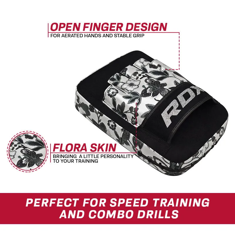 RDX Fl4 Mono Floral Ladies Boxing Training Punch Mitts