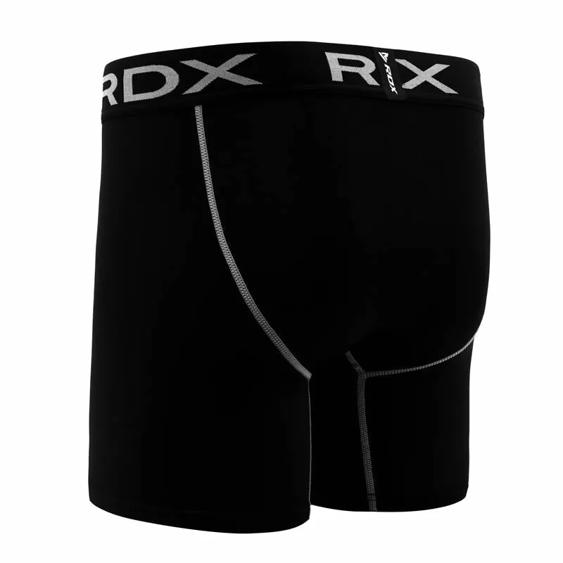 RDX X5 Black Compression Shorts