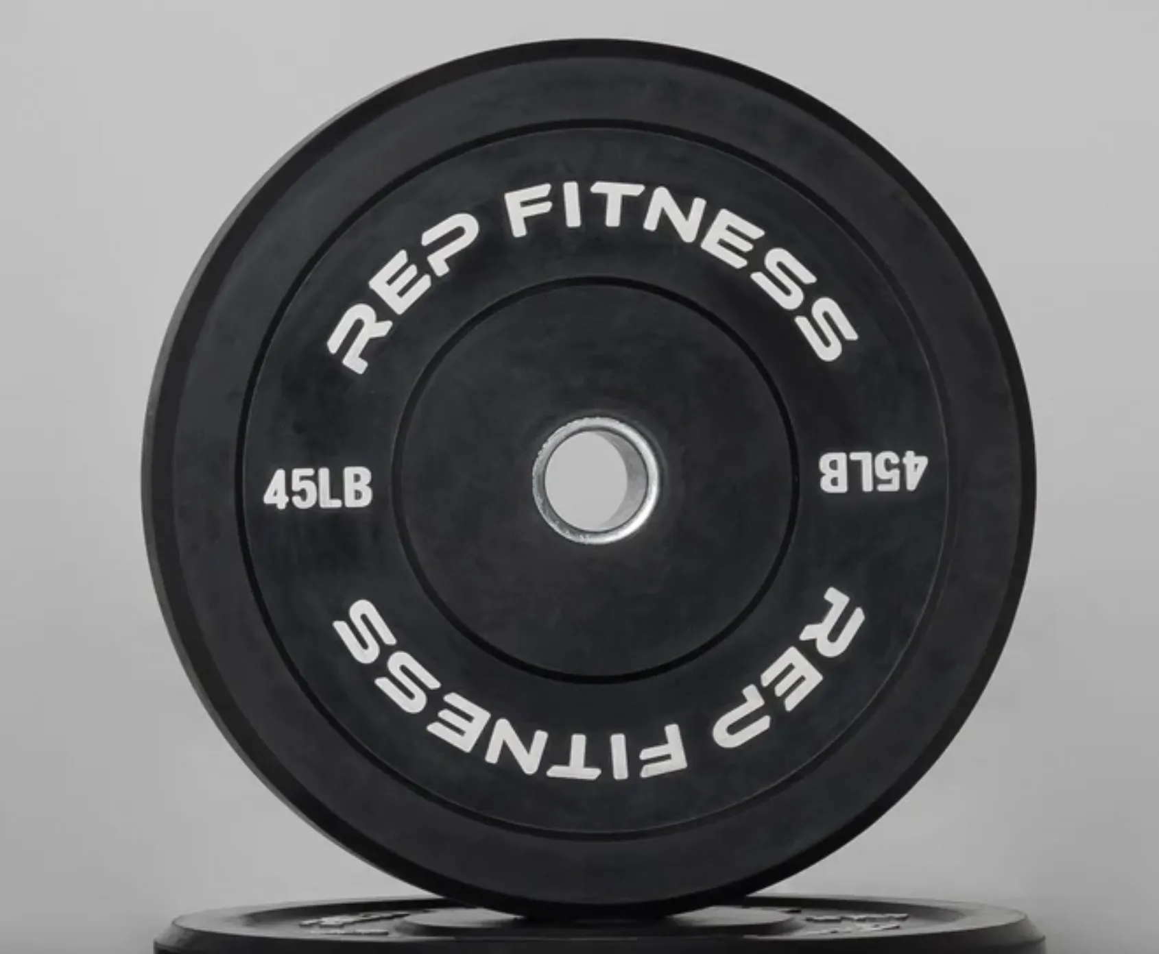 REP Fitness Black Bumper Plates