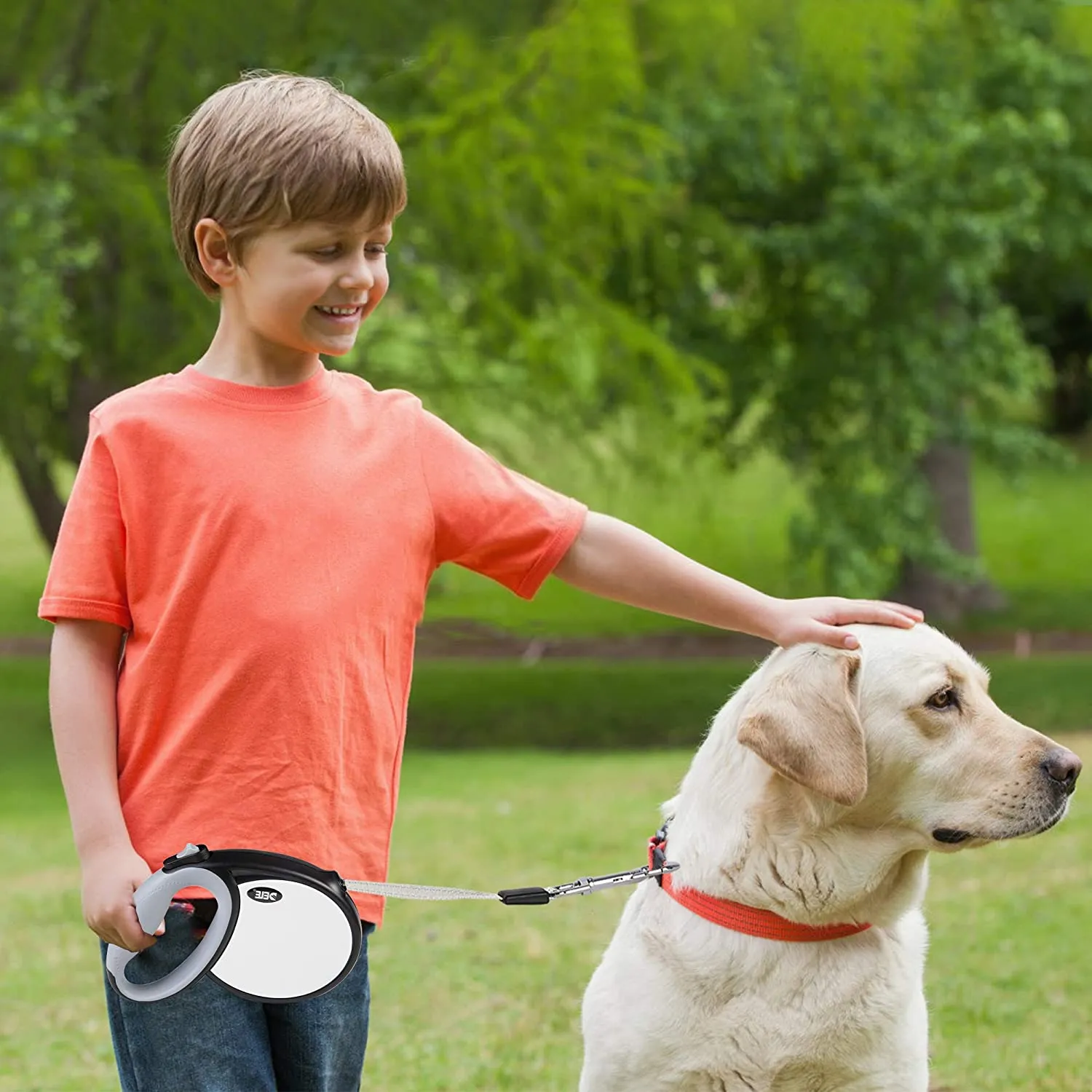 Retractable Dog Leash Heavy Duty Pet Walking Leash with 16.5ft Tangle Free Tape