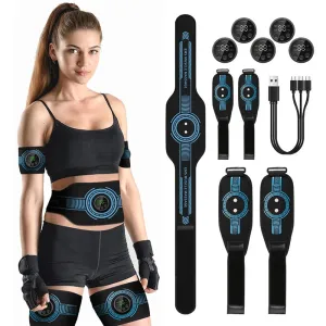 Revolutionary Rechargeable Abs Muscle Trainer; A comfortable Fat Burning Device.