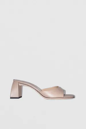 Romy Taupe Nappa Leather