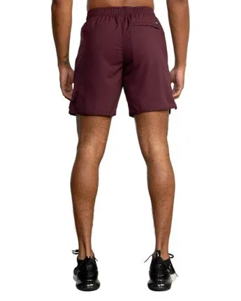 RVCA Yogger IV Athletic Short - Plum