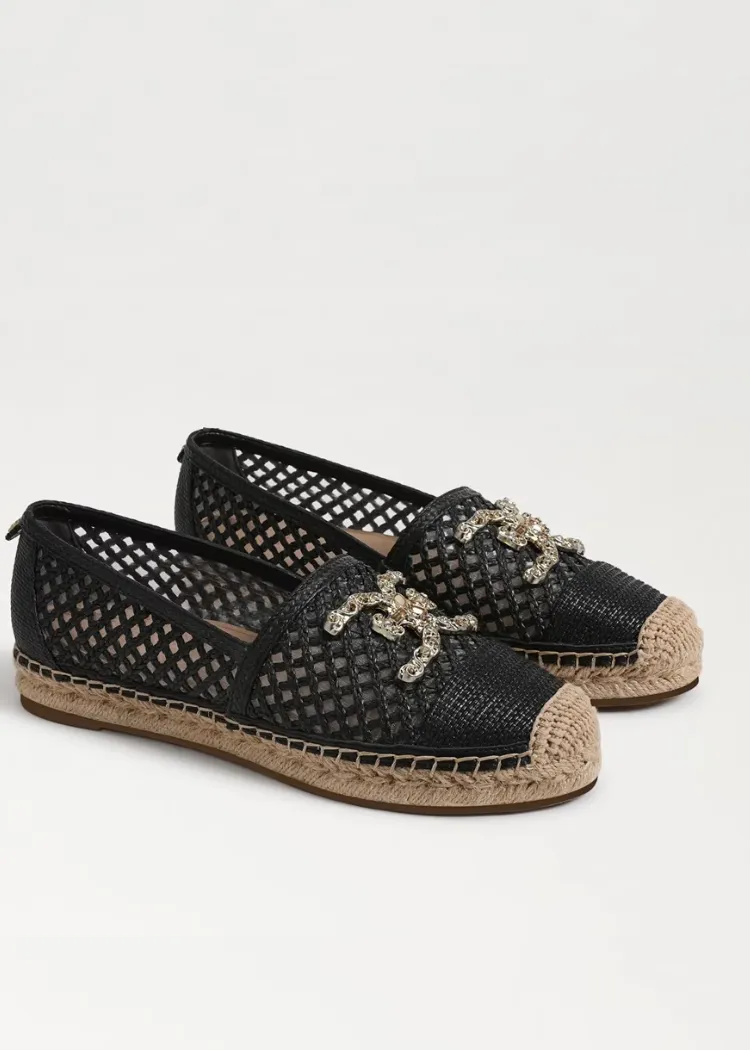 Sam Edelman Khiara Espadrile Loafer Black