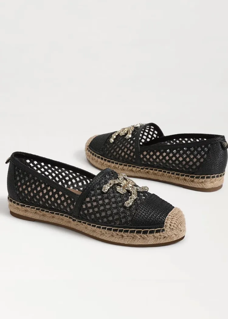 Sam Edelman Khiara Espadrile Loafer Black