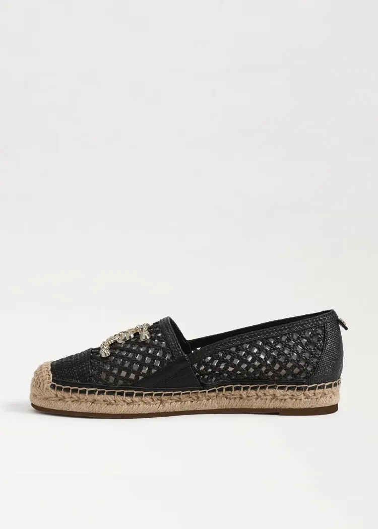 Sam Edelman Khiara Espadrile Loafer Black