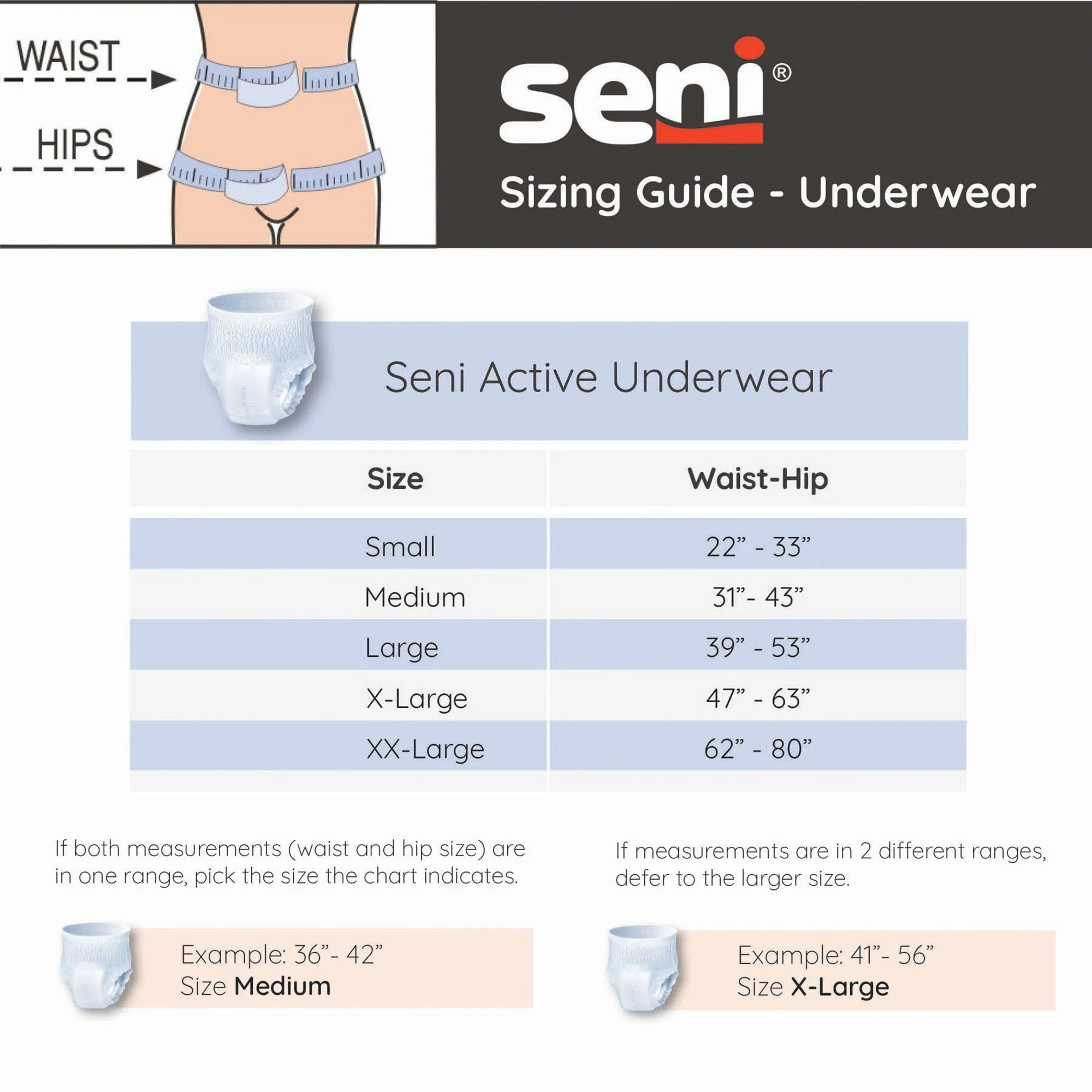 Seni® Active Super Plus Heavy Absorbent Underwear, Large