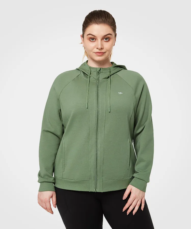 Shift Mock Neck Thumbhole Full Zip Jacket | Women's Sports Jacket