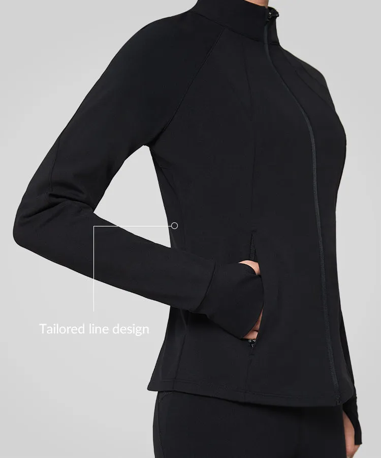 Shift Slim Fit Fleece Full Zip Jacket| Women's Sports Jacket