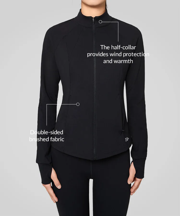 Shift Slim Fit Fleece Full Zip Jacket| Women's Sports Jacket