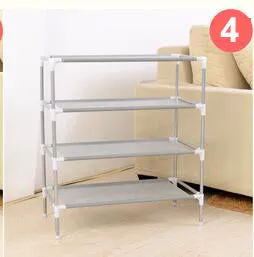 Shoe Cabinet Non-woven Shoes Racks Storage Large Capacity Home Furniture DIY Simple 5 layers Free Shipping