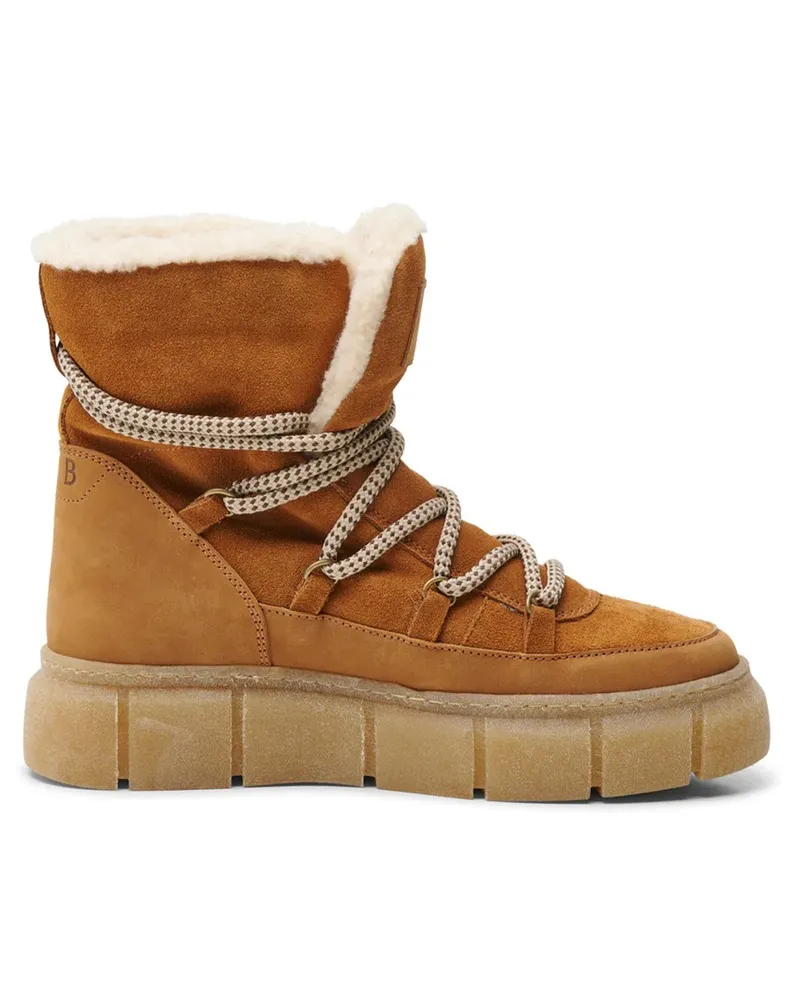 Shoe The Bear Tove Snow Tan Leather Boots