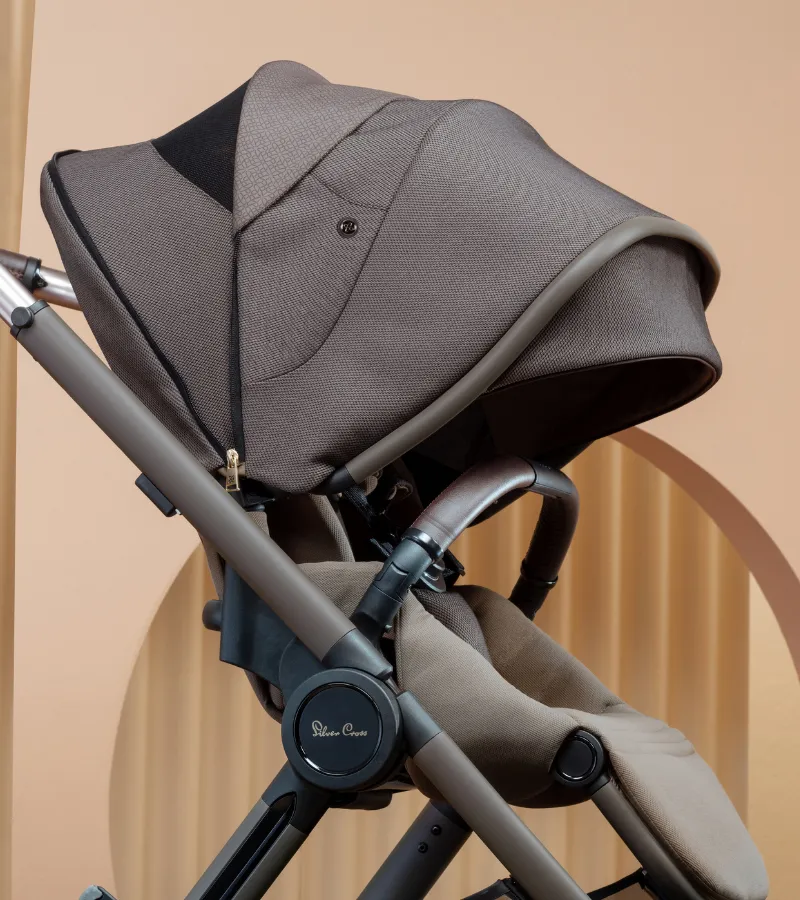 Silver Cross Reef Full-Size Stroller   Bassinet Bundle