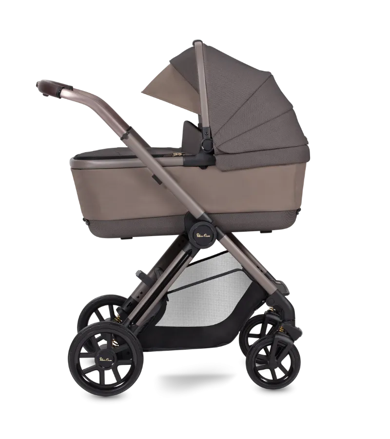 Silver Cross Reef Full-Size Stroller   Bassinet Bundle