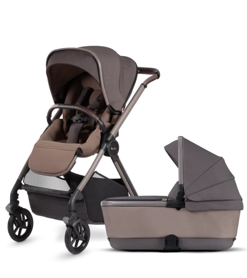 Silver Cross Reef Full-Size Stroller   Bassinet Bundle