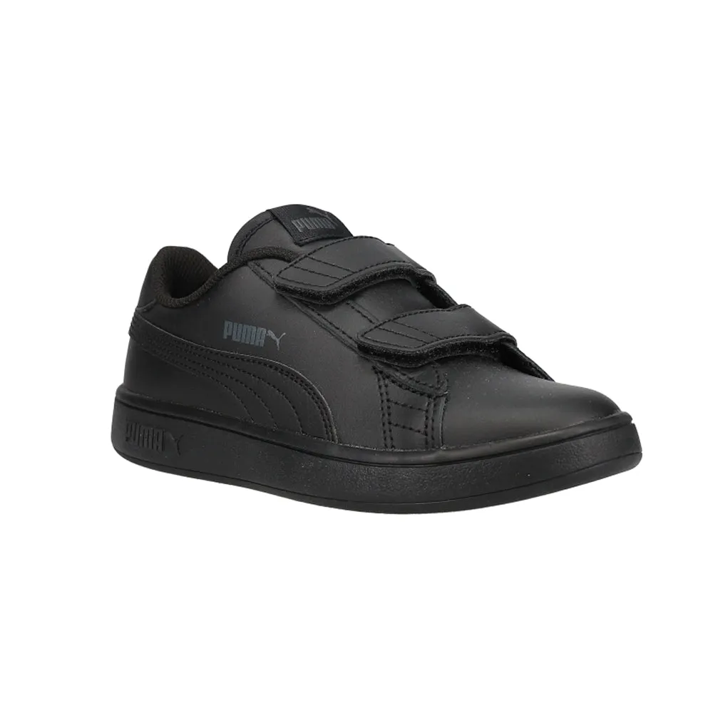 Smash V2 Leather Slip On Sneakers (Little Kid)