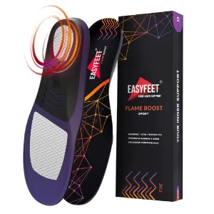 Sport Athletic Shoe Insoles Men Women - Ideal for Active Sports Walking Running Training Hiking Hockey Color Gradient