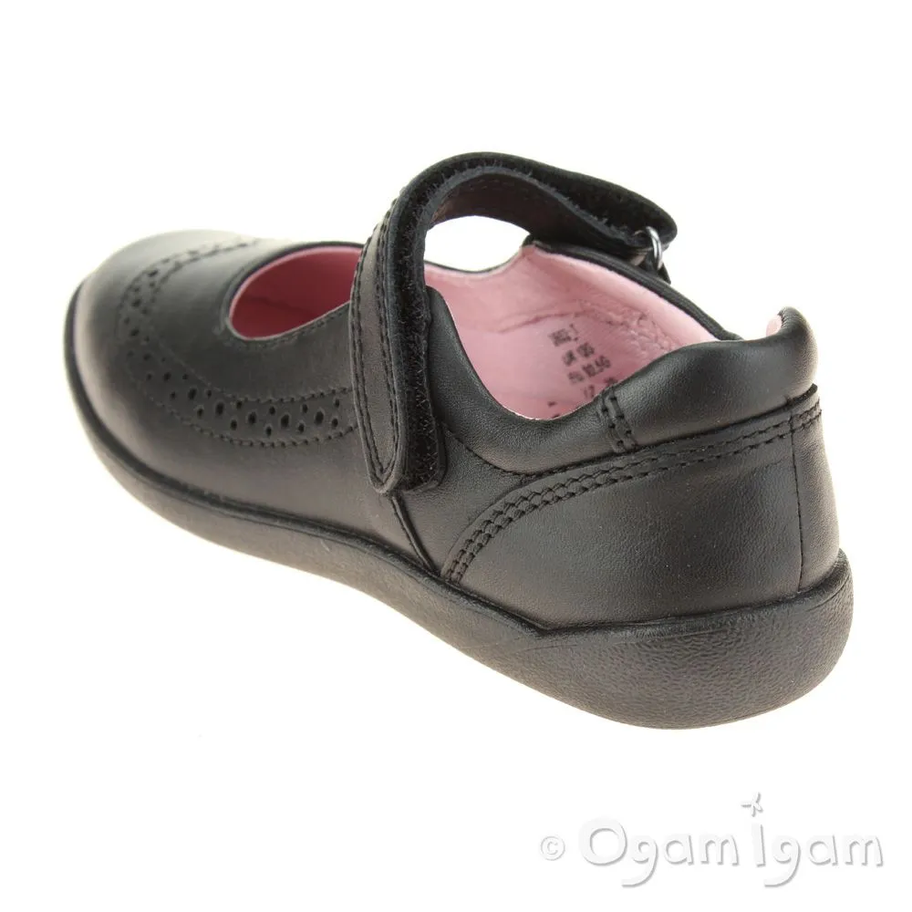 Start-rite Spirit Girls Black School Shoe