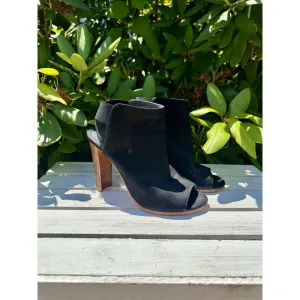 Stuart Weitzman Crossover Ankle Booties - Size 6