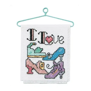 Sullivans Cross Stitch, I Love Shoes