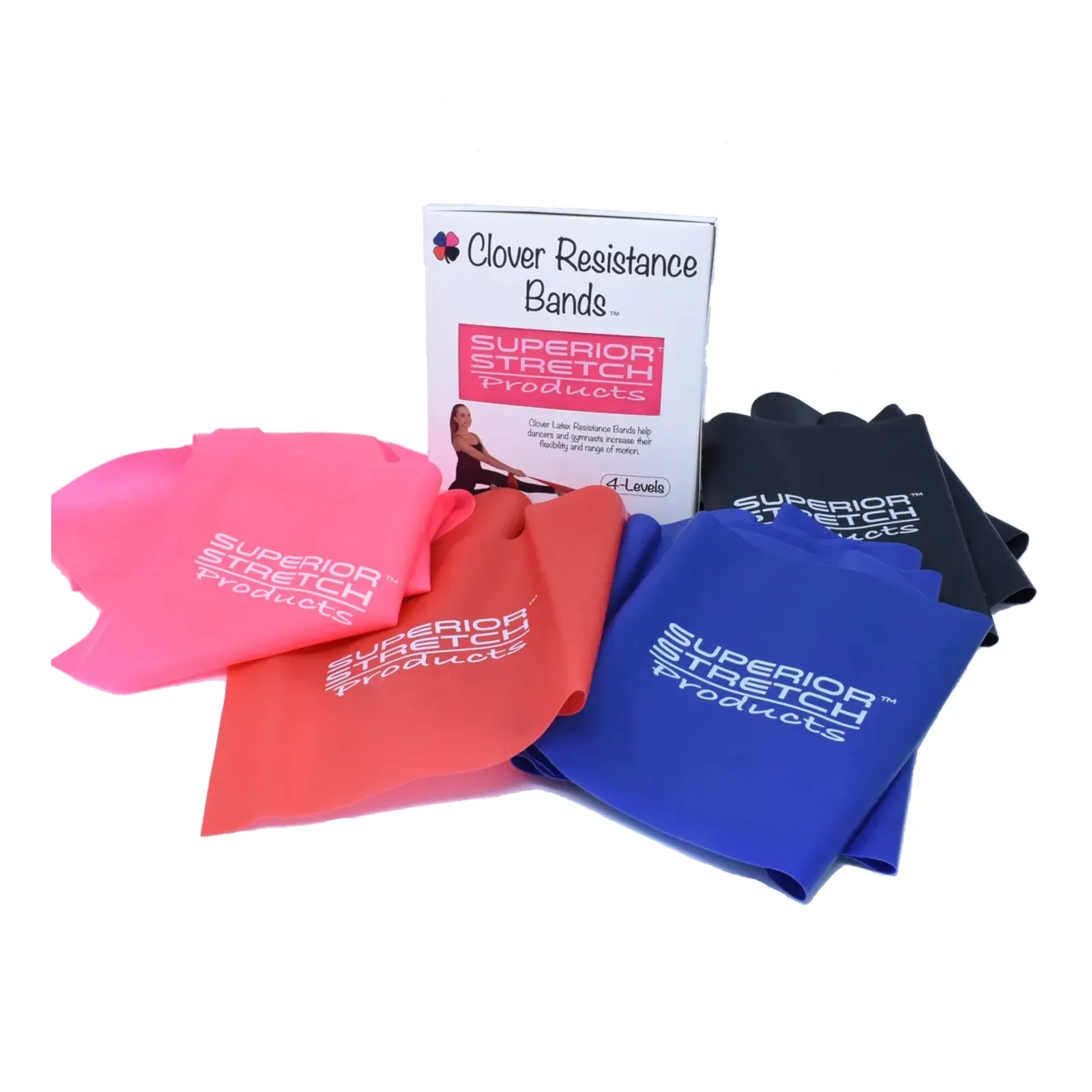 Superior Stretch Clover Resistance Bands - Box Set